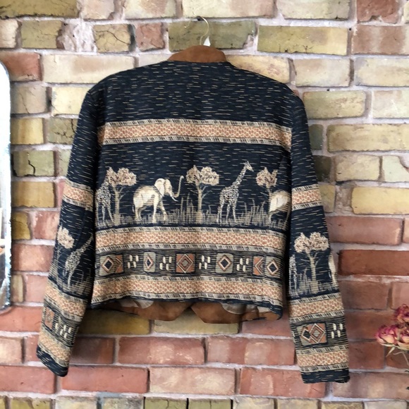 Vintage 90s safari jacket by Wraps collection. - Picture 2 of 3